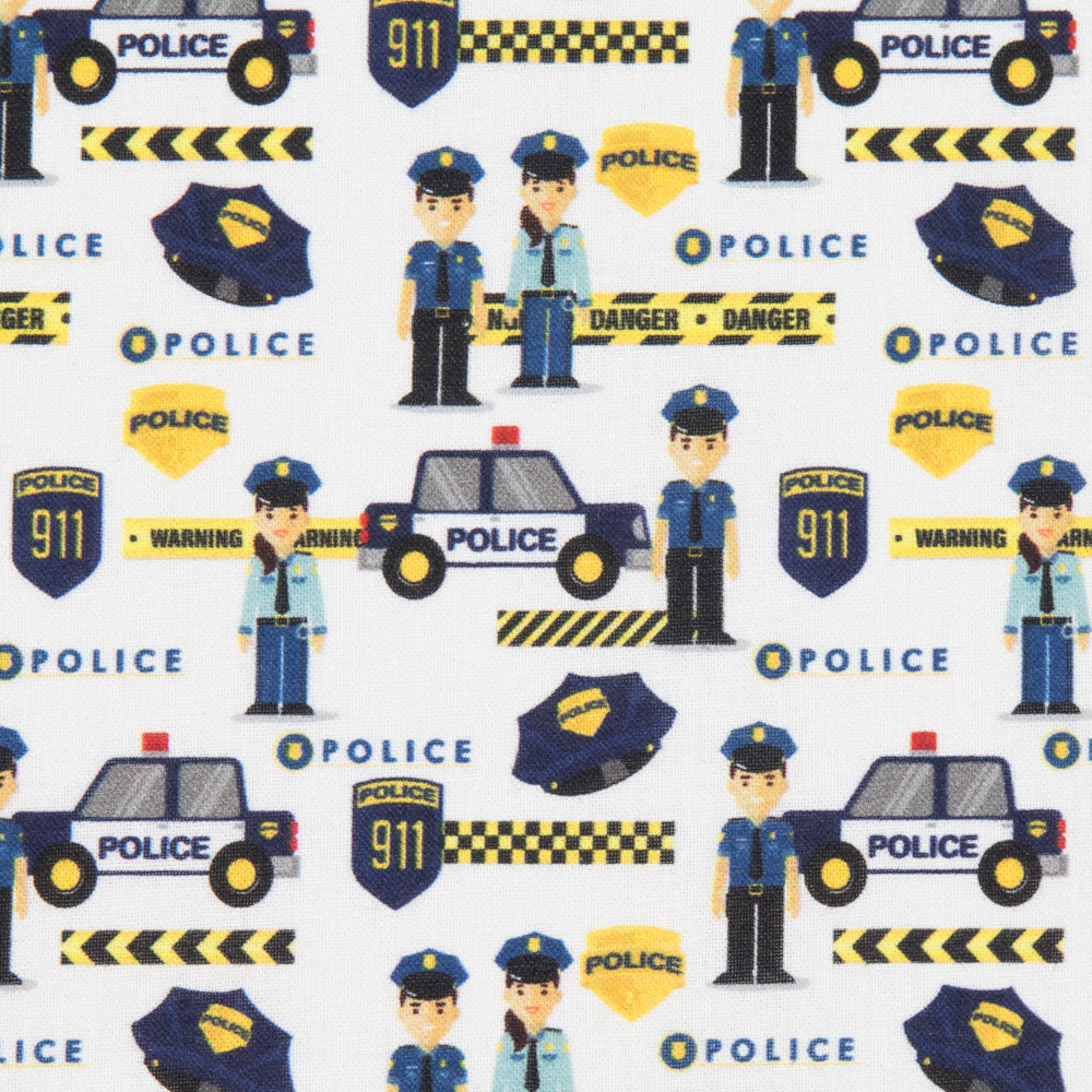 Popeline Police Blanche - Ribes y Casals