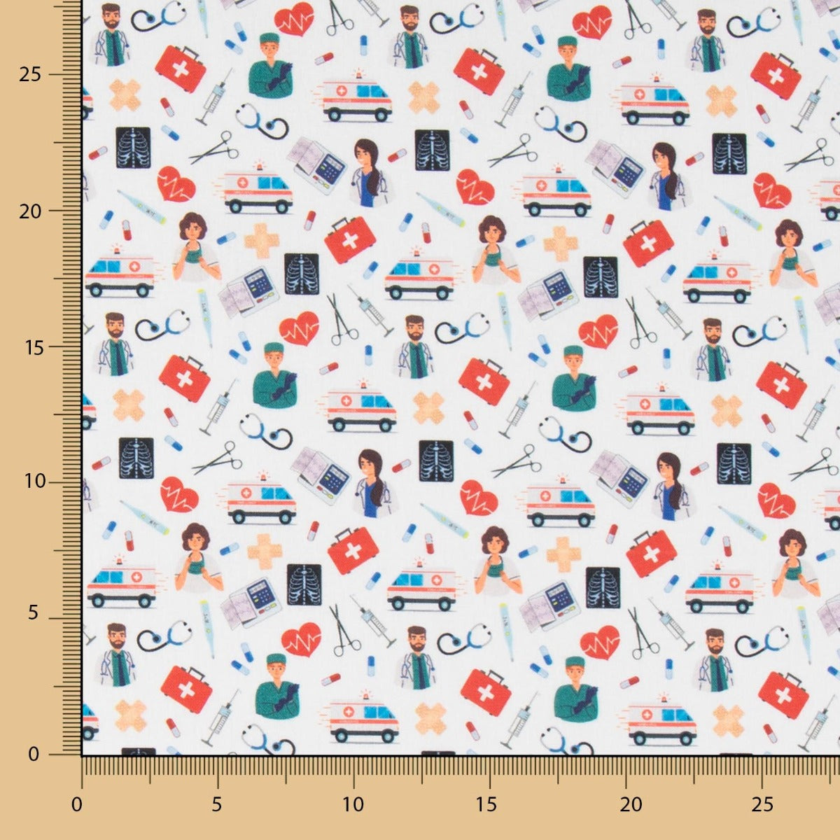 Popeline Hôpital Blanc - Ribes y Casals