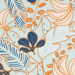 Tissu Coton Tropical Maxi Aigue-marine - Ribes y Casals