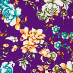 Crêpe Polyester Crétonne Violet - Ribes y Casals