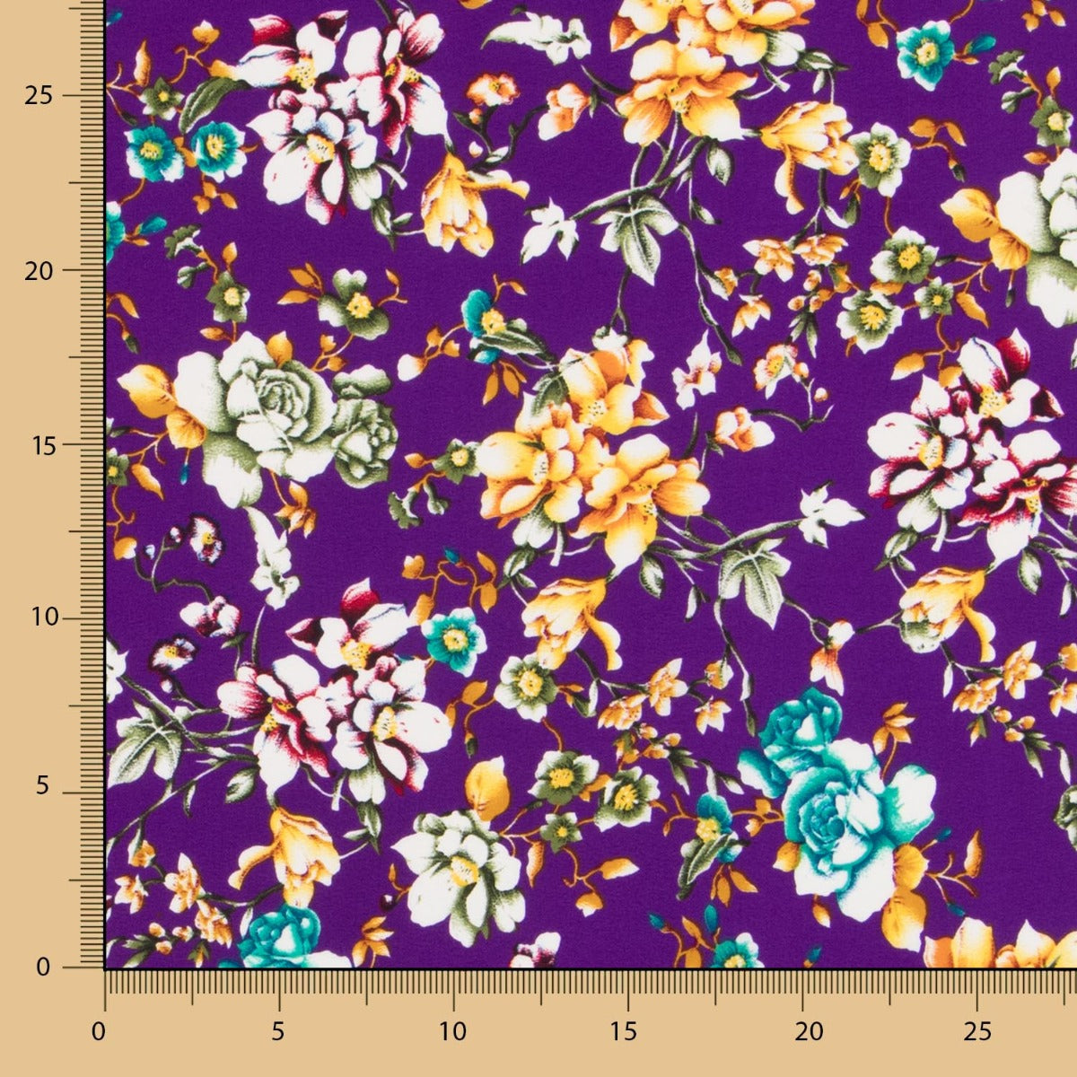 Crêpe Polyester Crétonne Violet - Ribes y Casals