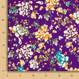 Crêpe Polyester Crétonne Violet - Ribes y Casals