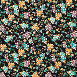 Crêpe Polyester Noir Crétonne - Ribes y Casals