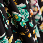 Crêpe Polyester Noir Crétonne - Ribes y Casals