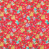 Crêpe Polyester Crétonne Rouge - Ribes y Casals