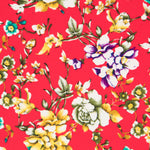 Crêpe Polyester Crétonne Rouge - Ribes y Casals