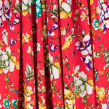 Crêpe Polyester Crétonne Rouge - Ribes y Casals