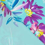 Crêpe Polyester Coups de Pinceau Aiguemarine - Ribes y Casals