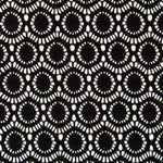 Dentelle Élastique Géométrique Noire - Ribes y Casals