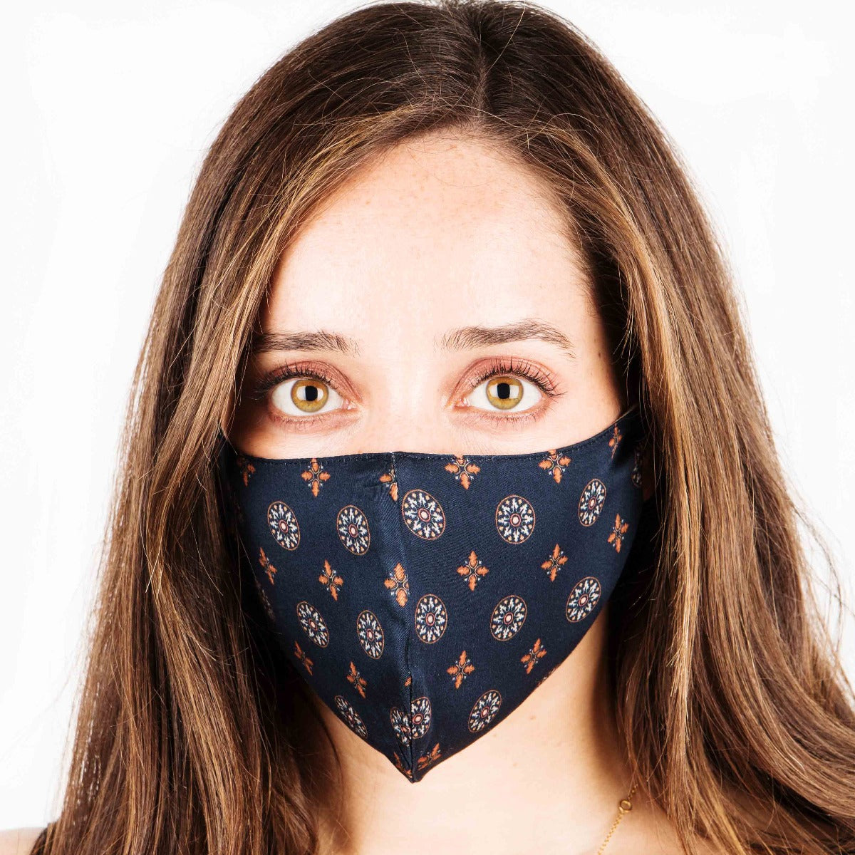 Masque Hygiénique Médailles Bleu Marine - Ribes y Casals