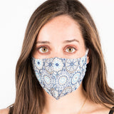 Masque Hygiénique Mosaïque Bleu - Ribes y Casals