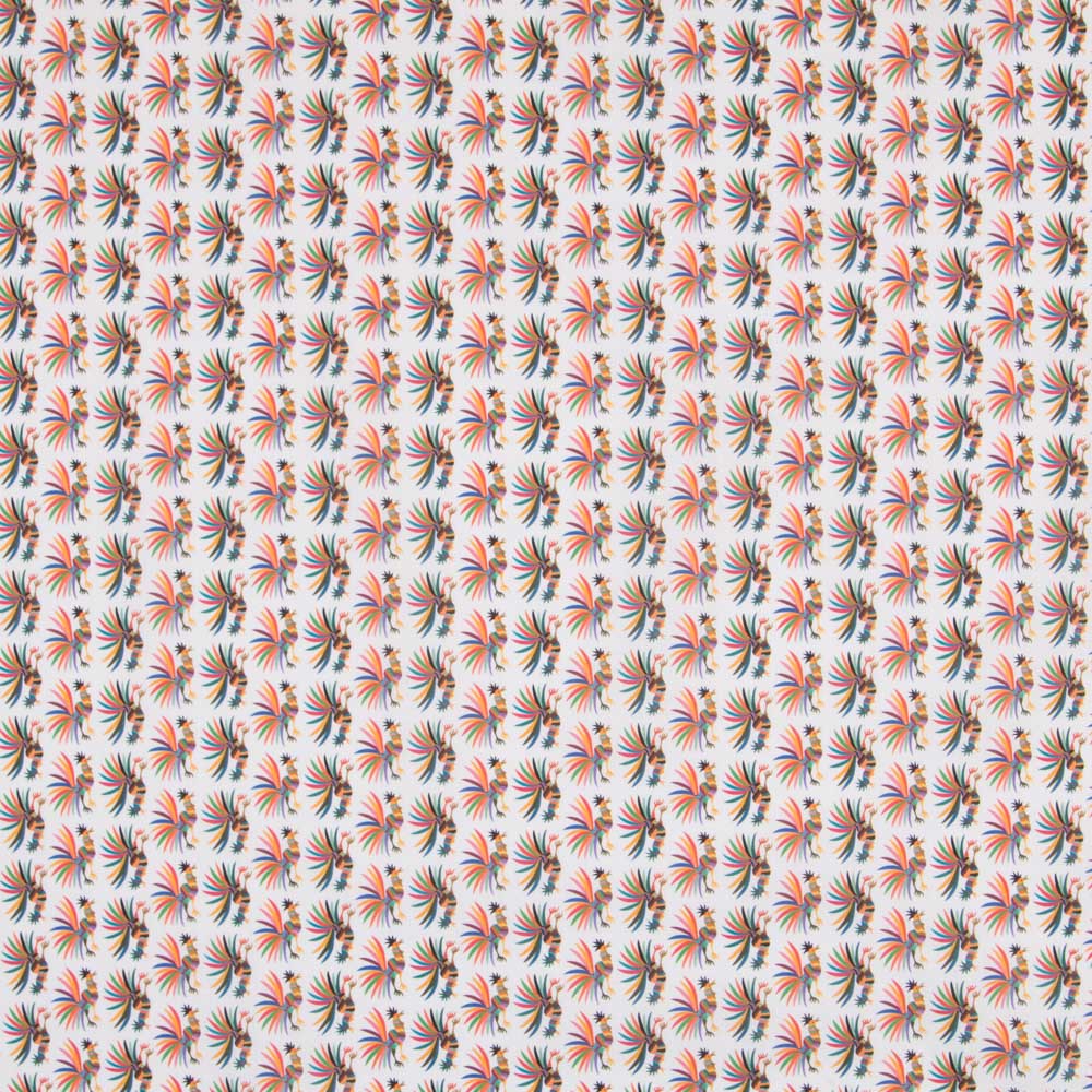 Popeline Coq Multicolore - Ribes y Casals