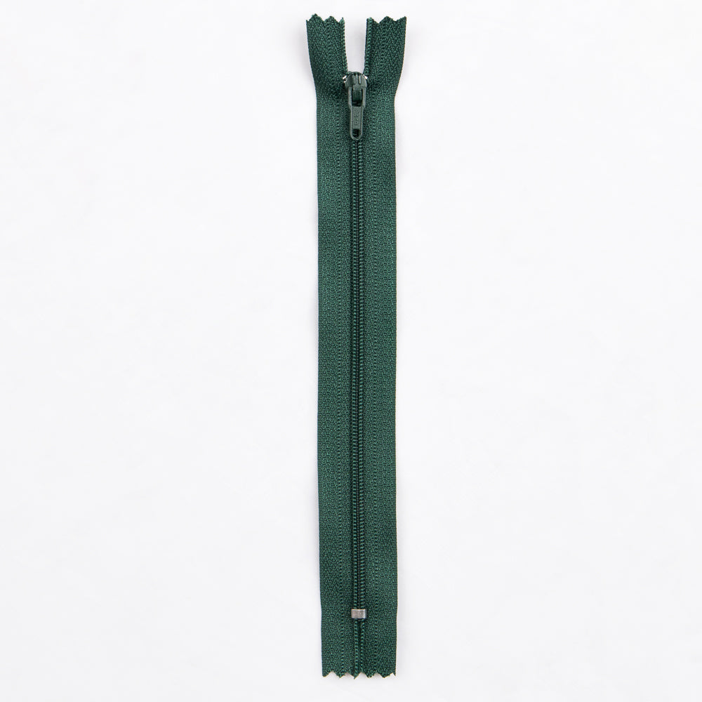 Fermeture Éclair Non Séparable Nylon Vert Foncé - Ribes y Casals