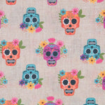 Tissu Coton Rustique Catrinas - Ribes y Casals