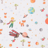 Tissu Coton Petit Prince Blanc - Ribes y Casals