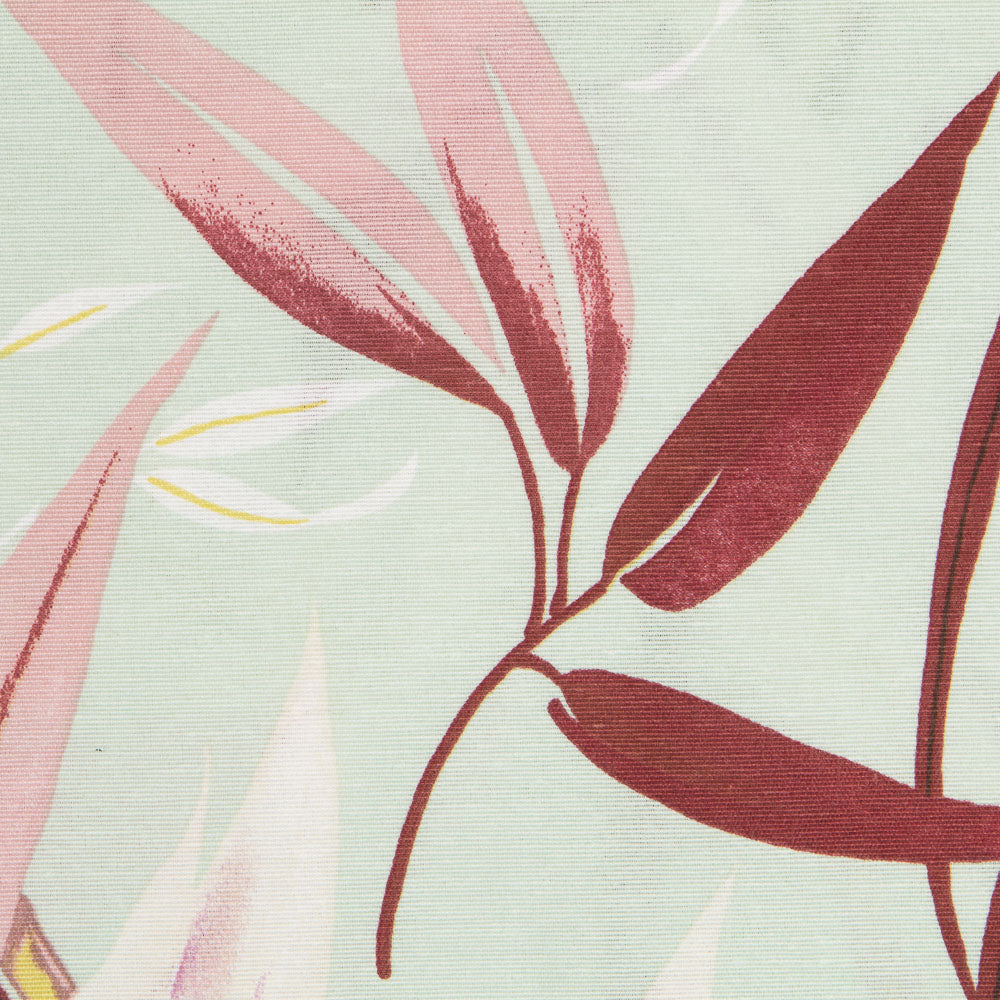 Toile Imprimée Feuilles Grenat - Ribes y Casals