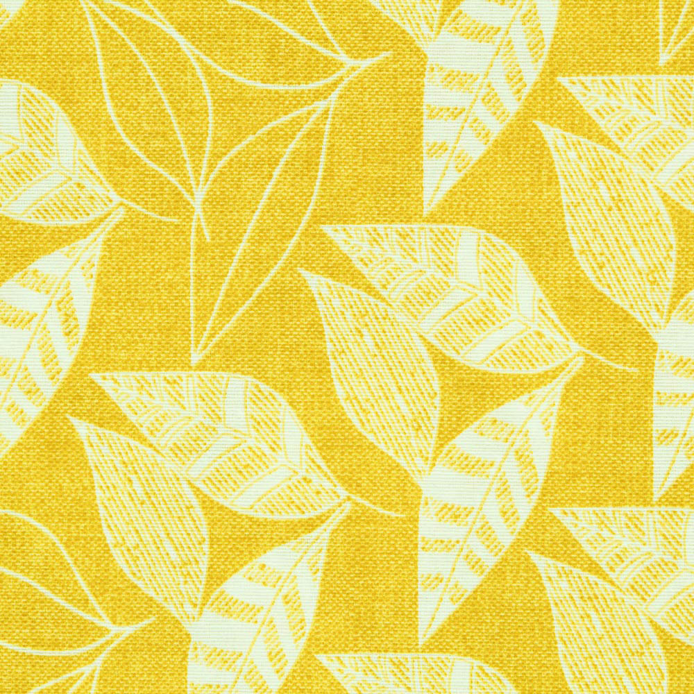 Toile Imprimée Feuilles Jaune - Ribes y Casals