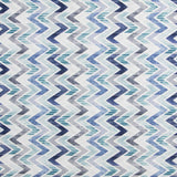 Toile Imprimée Chevron Bleu - Ribes y Casals