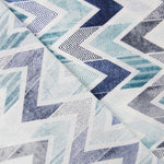 Toile Imprimée Chevron Bleu - Ribes y Casals