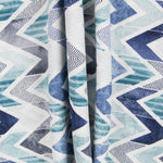 Toile Imprimée Chevron Bleu - Ribes y Casals