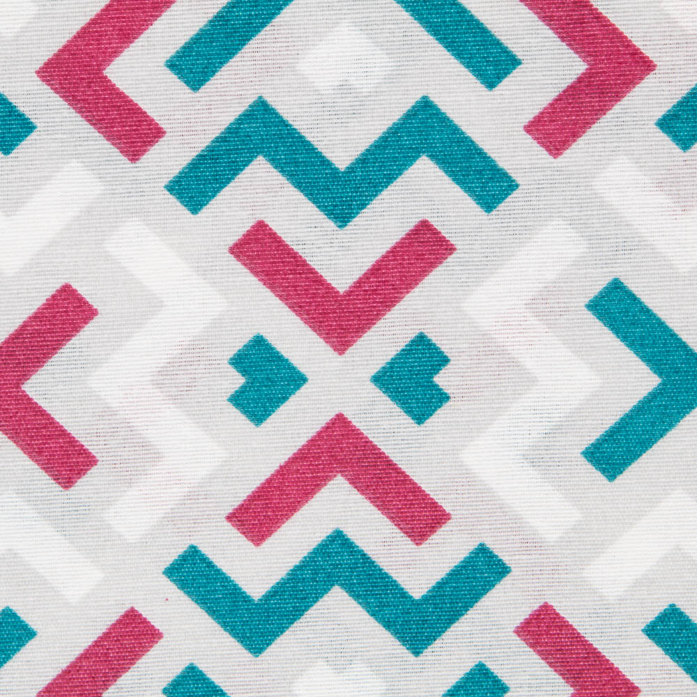 Toile Imprimée Zigzag Gris - Ribes y Casals