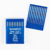 Aiguilles SCHMETZ universelles talon rond - Pack de 10 - Ribes y Casals