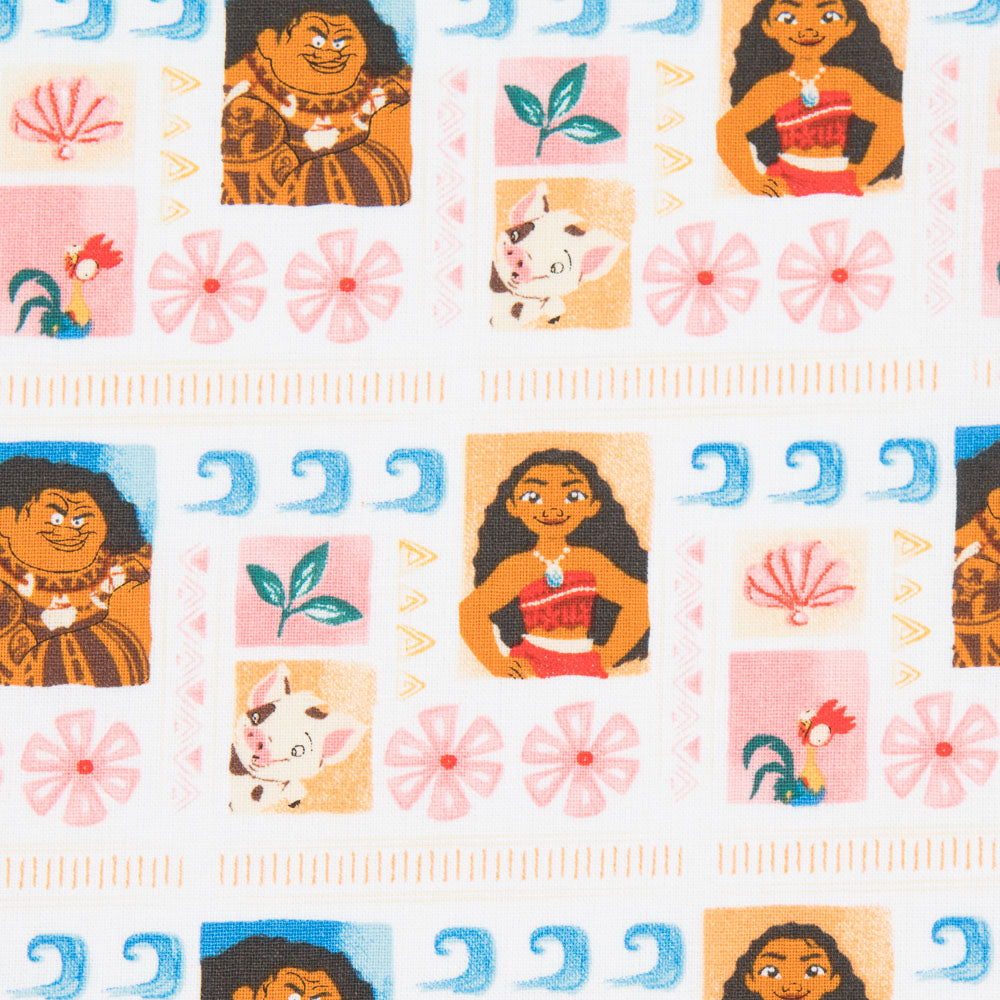 Tissu Coton Vaiana Blanc - Ribes y Casals