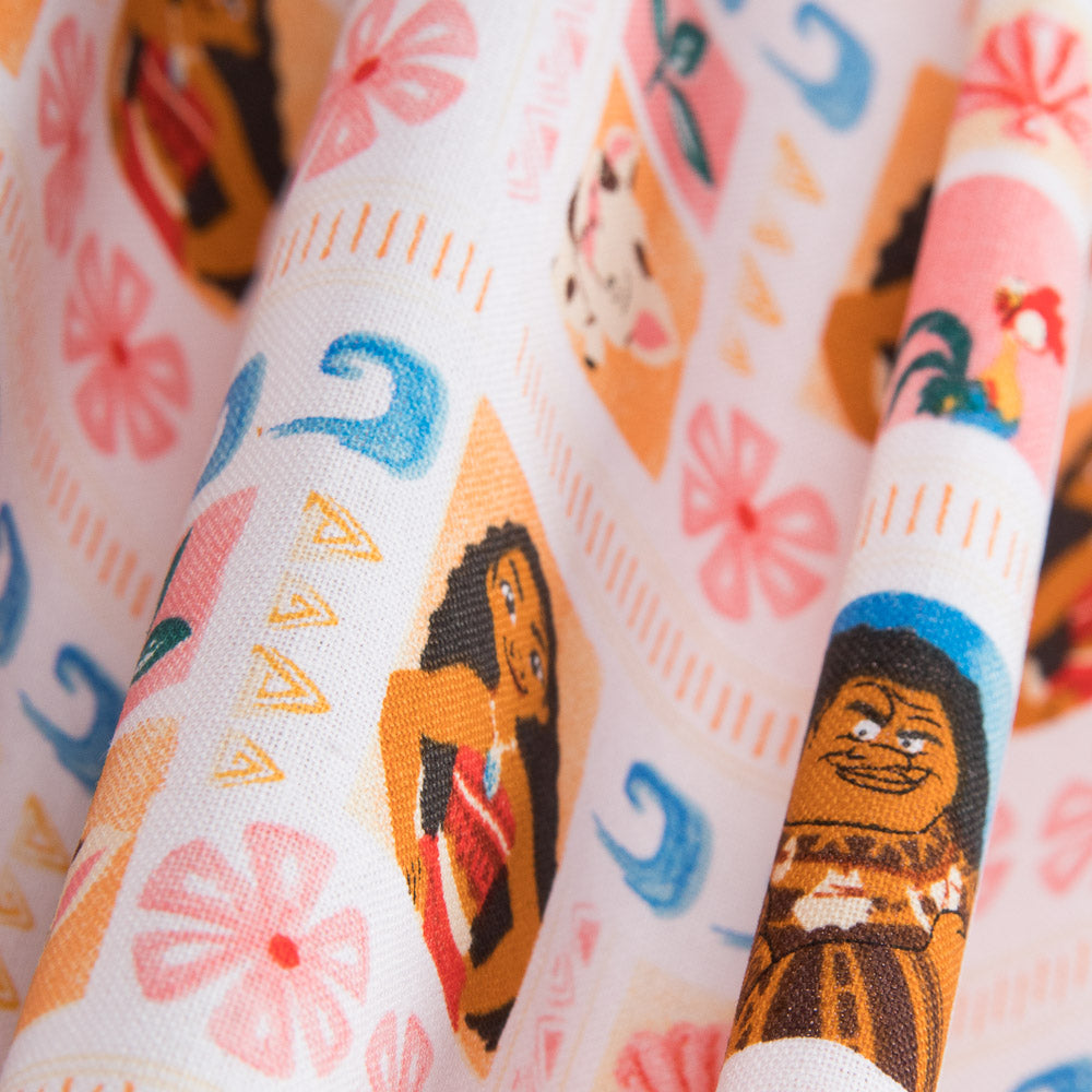 Tissu Coton Vaiana Blanc - Ribes y Casals