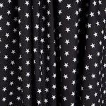 Tissu Coton Etoiles Fond Noir - Ribes y Casals