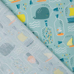 Tissu Coton Bateau Dans La Bouteille - Ribes y Casals