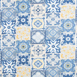 Tissu Nappe Anti-tâches Bleu Mosaic - Ribes y Casals