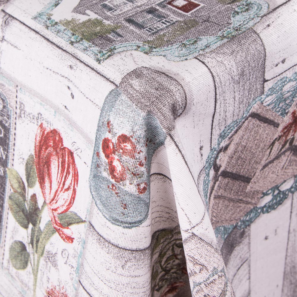 Tissu Nappe Anti-tâches Jardin Romantique - Ribes y Casals