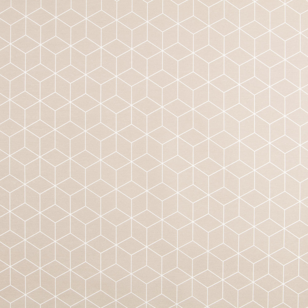 Tissu Nappe Anti-tâches Cube Beige - Ribes y Casals