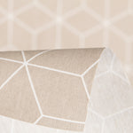 Tissu Nappe Anti-tâches Cube Beige - Ribes y Casals