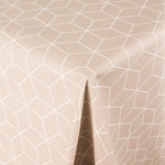 Tissu Nappe Anti-tâches Cube Beige - Ribes y Casals