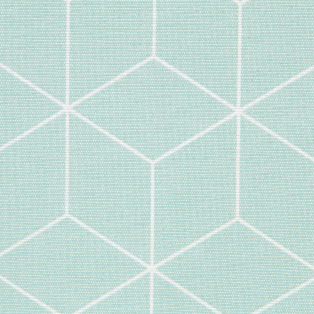 Tissu Nappe Anti-tâches Verte Cubes - Ribes y Casals