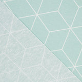 Tissu Nappe Anti-tâches Verte Cubes - Ribes y Casals