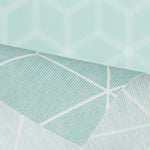 Tissu Nappe Anti-tâches Verte Cubes - Ribes y Casals