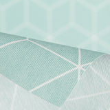 Tissu Nappe Anti-tâches Verte Cubes - Ribes y Casals