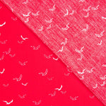 Tissu Coton Rouges Mouettes - Ribes y Casals