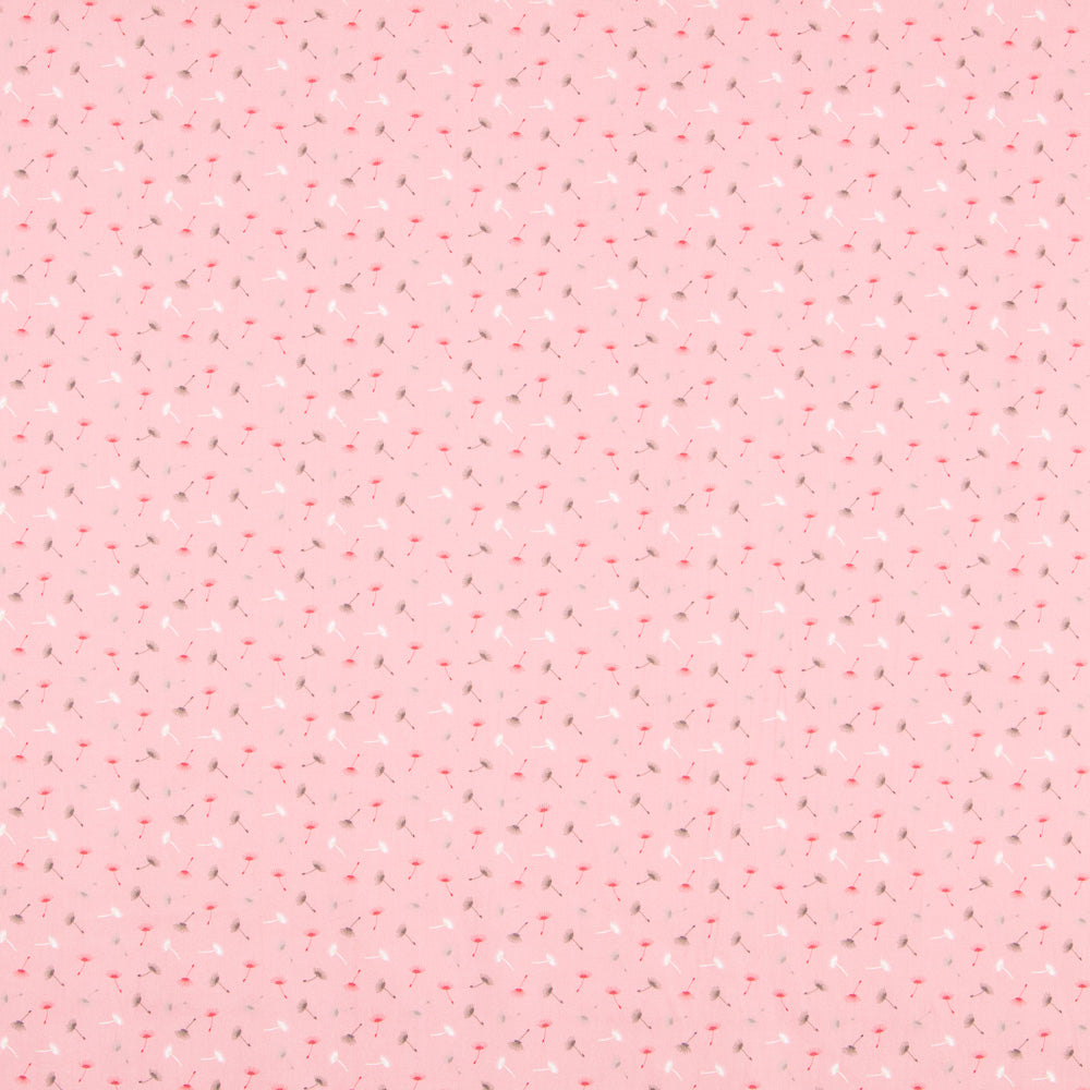 Tissu Coton Rose Pissenlit - Ribes y Casals