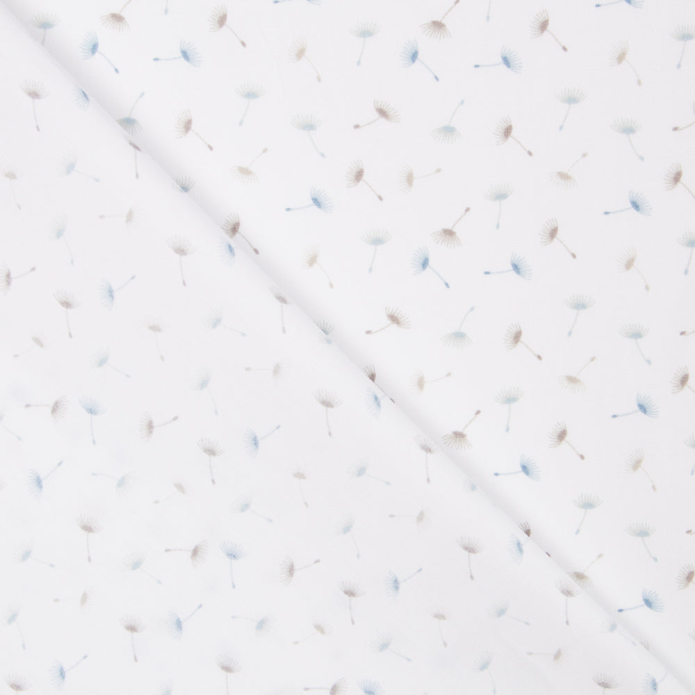 Tissu Coton Blanc Pissenlit - Ribes y Casals