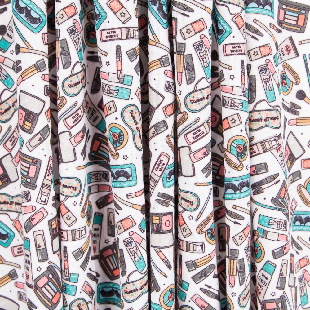 Tissu Coton Mode Blanc - Ribes y Casals