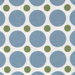 Tissu Coton Pois Moyen Bleu-Vert - Ribes y Casals