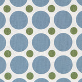Tissu Coton Pois Moyen Bleu-Vert - Ribes y Casals