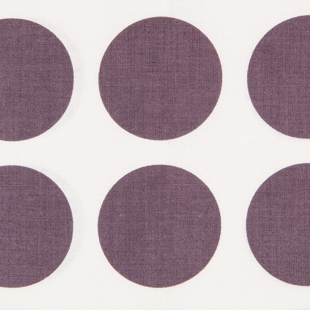 Tissu Coton A Pois Violet Maxi - Ribes y Casals
