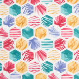 Toile Imprimée Multicolore Hexagonale - Ribes y Casals