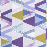 Toile Imprimée Grand Cevron Bleu - Ribes y Casals