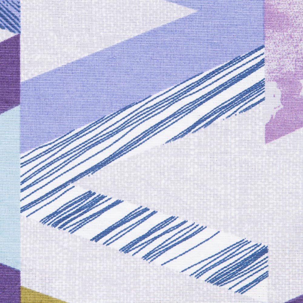 Toile Imprimée Grand Cevron Bleu - Ribes y Casals