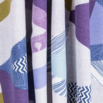 Toile Imprimée Grand Cevron Bleu - Ribes y Casals